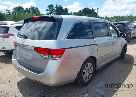 2014 Honda Odyssey Ex from USA, damaged, VIN 5FNRL5H44EB100145